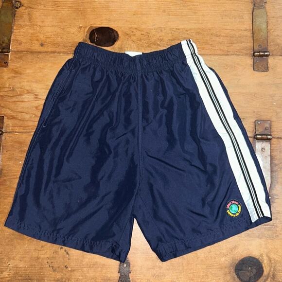 Mens Island Planet Navy Blue Swim Shorts Small - Picture 1 of 5